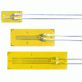 High and low temperature strain gauge