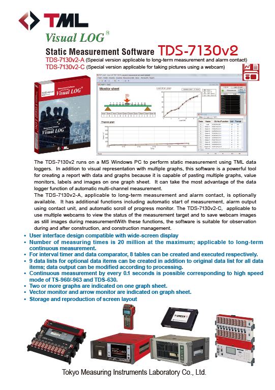 Static Measurement Software TDS-7130v2